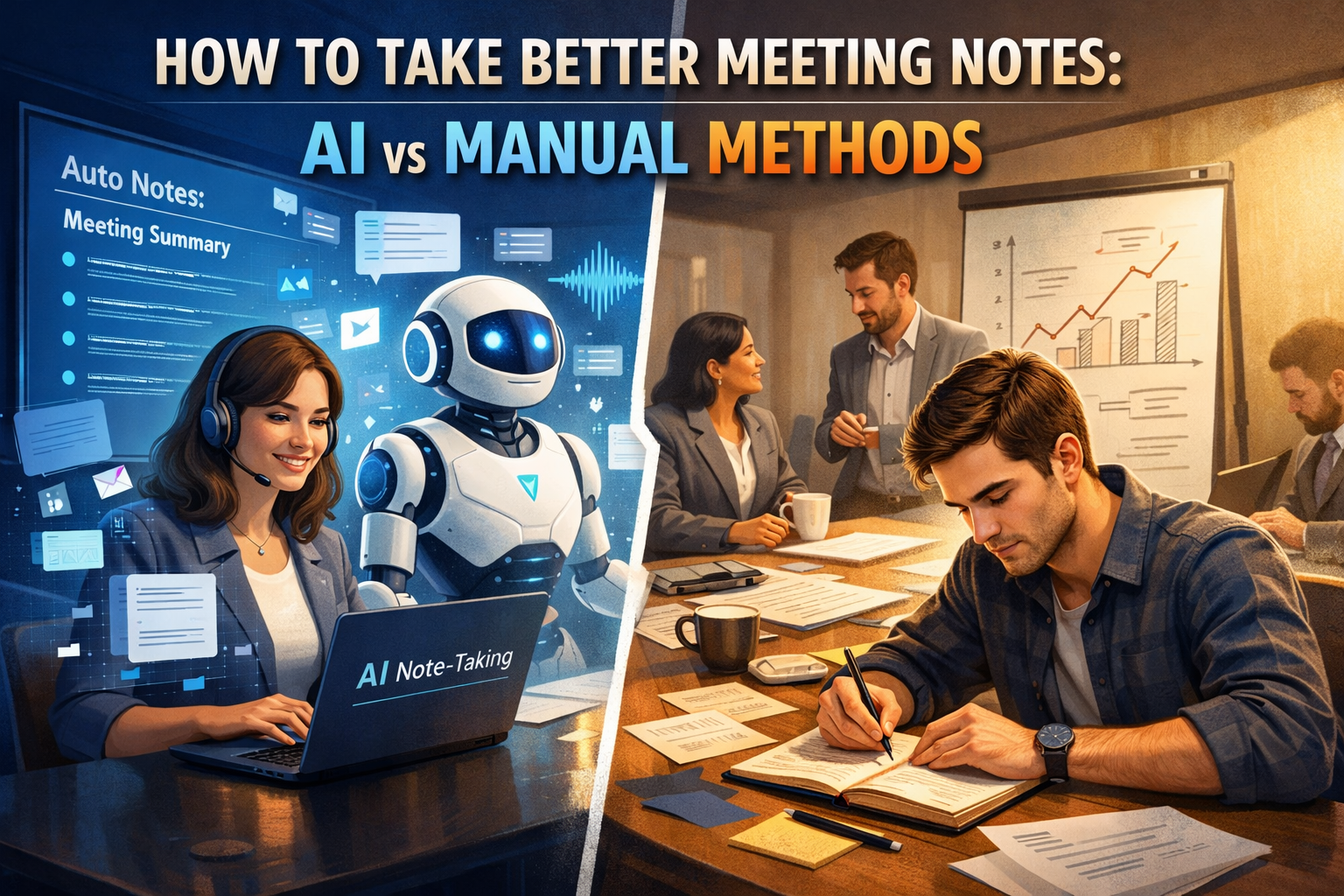 How to Take Better Meeting Notes: AI vs Manual Methods (2026 Complete Guide)