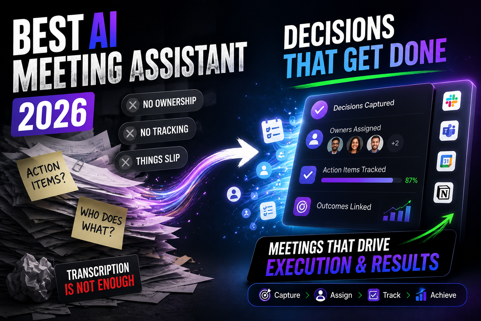 Best AI Meeting Assistant 2026: OfficeMoM vs Otter vs Fireflies vs Fathom