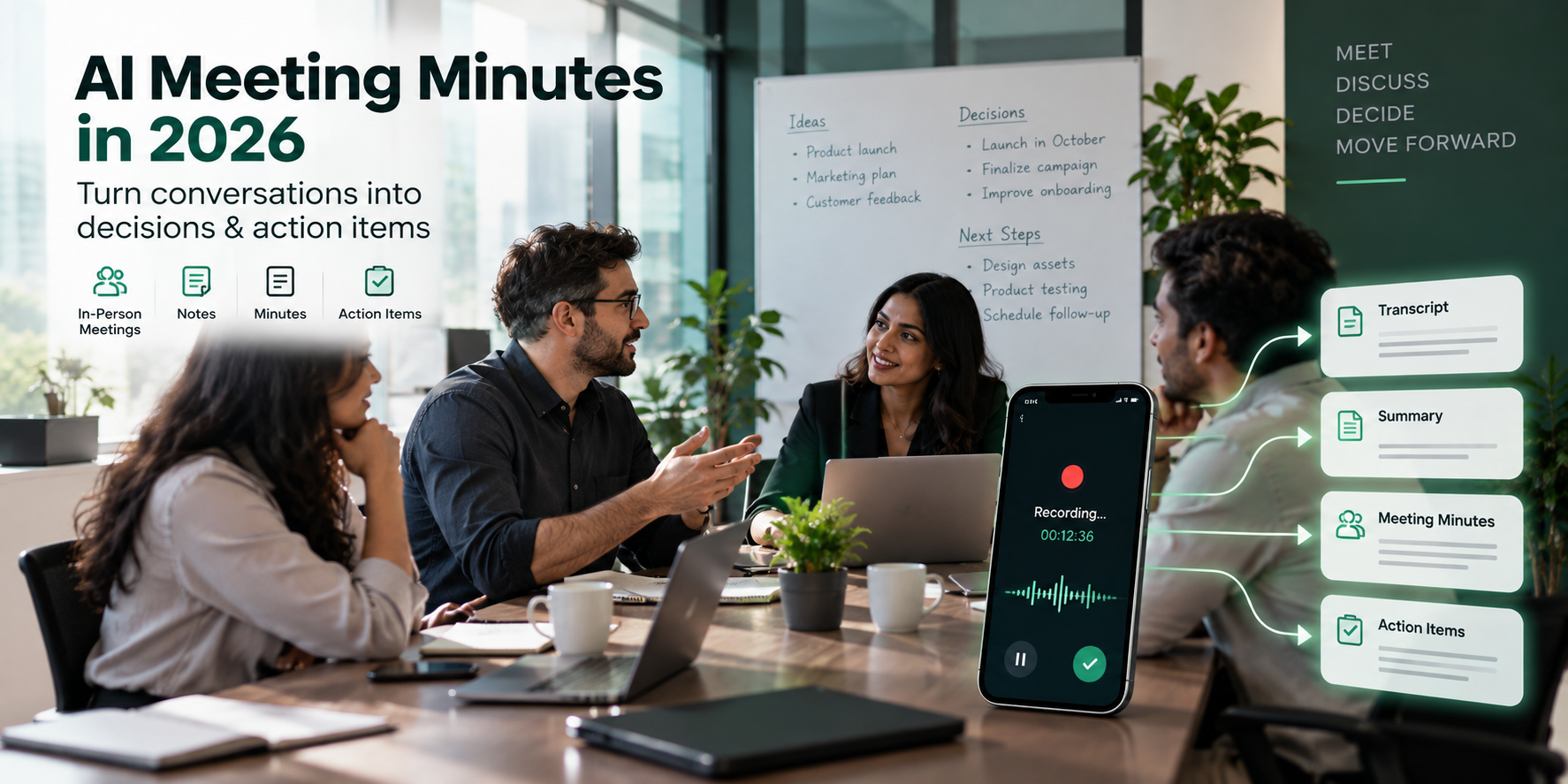 AI Meeting Minutes in 2026: How to Automatically Turn Meetings Into Decisions &amp; Action Items